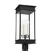 Myhouse Lighting Visual Comfort Studio - CO1524TXB - Four Light Outdoor Post Lantern - Cupertino - Textured Black