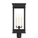 Myhouse Lighting Visual Comfort Studio - CO1524TXB - Four Light Outdoor Post Lantern - Cupertino - Textured Black