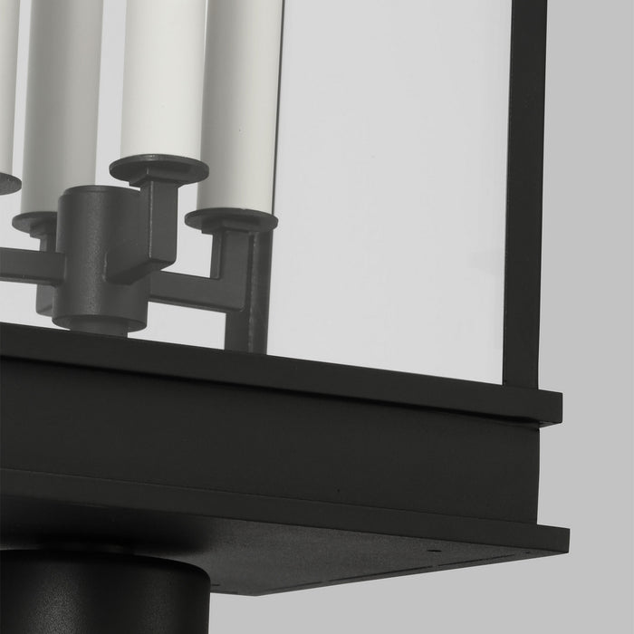 Myhouse Lighting Visual Comfort Studio - CO1524TXB - Four Light Outdoor Post Lantern - Cupertino - Textured Black