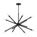 Myhouse Lighting Visual Comfort Studio - CC16612MBK - 12 Light Chandelier - Eastyn - Midnight Black