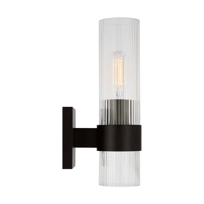 Myhouse Lighting Visual Comfort Studio - CV1021AI - One Light Bath Vanity - Geneva - Aged Iron