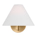 Myhouse Lighting Visual Comfort Studio - DJW1001SB - One Light Bath Vanity - Burke - Satin Brass