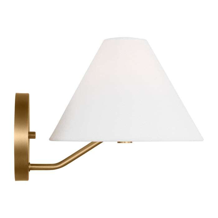 Myhouse Lighting Visual Comfort Studio - DJW1001SB - One Light Bath Vanity - Burke - Satin Brass