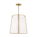 Myhouse Lighting Visual Comfort Studio - DJP1002SB - Two Light Pendant - Cortes - Satin Brass