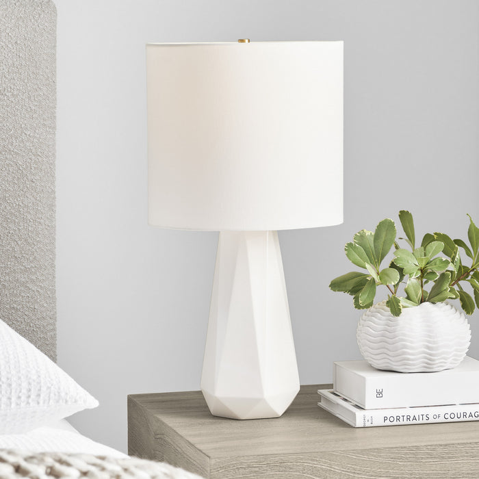 Myhouse Lighting Visual Comfort Studio - DJT1071GW1 - One Light Table Lamp - Moresby - Gloss White