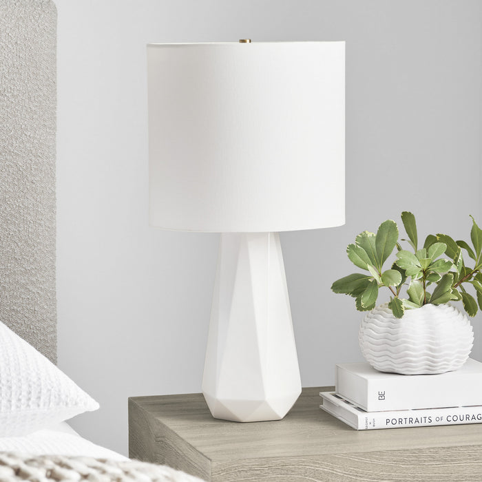 Myhouse Lighting Visual Comfort Studio - DJT1071GW1 - One Light Table Lamp - Moresby - Gloss White