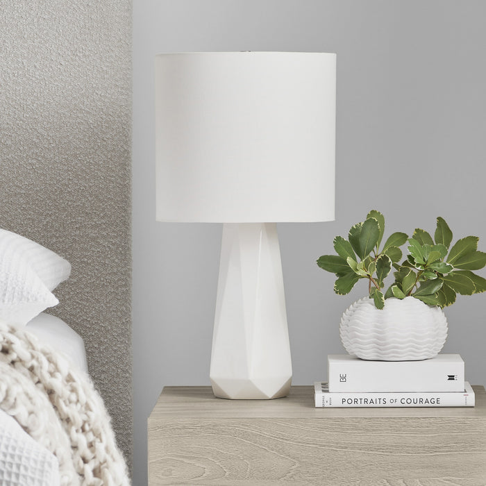 Myhouse Lighting Visual Comfort Studio - DJT1071GW1 - One Light Table Lamp - Moresby - Gloss White