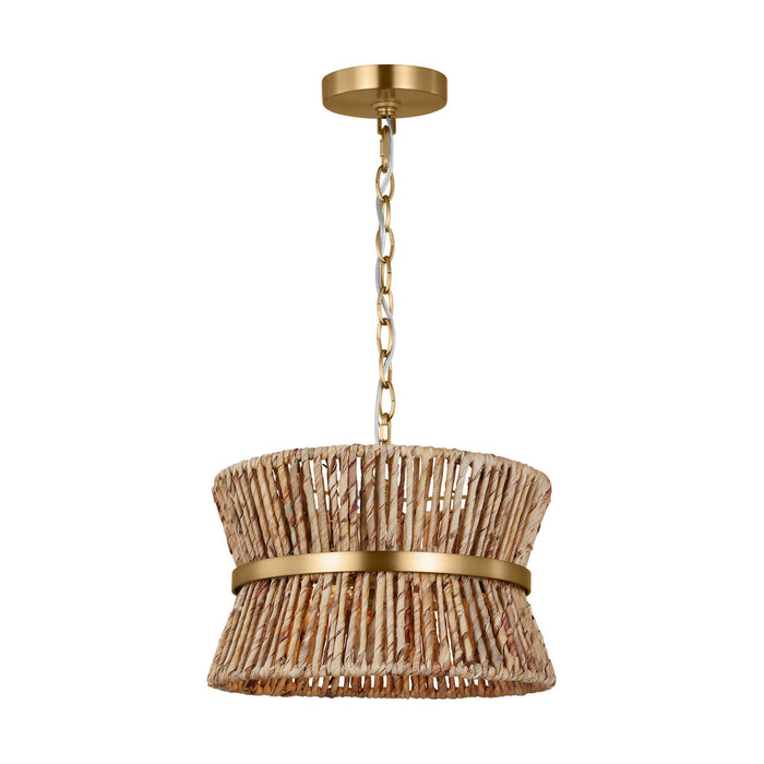 Myhouse Lighting Visual Comfort Studio - DJP1052SB - Two Light Pendant - Thurlo - Satin Brass