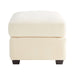 Myhouse Lighting Cyan - 11452 - Ottoman - White - Cream