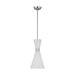 Myhouse Lighting Visual Comfort Studio - DJP1101BS - One Light Pendant - Belcarra - Brushed Steel