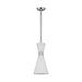 Myhouse Lighting Visual Comfort Studio - DJP1101BS - One Light Pendant - Belcarra - Brushed Steel