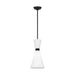 Myhouse Lighting Visual Comfort Studio - DJP1101MBK - One Light Pendant - Belcarra - Midnight Black