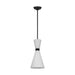 Myhouse Lighting Visual Comfort Studio - DJP1101MBK - One Light Pendant - Belcarra - Midnight Black