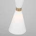Myhouse Lighting Visual Comfort Studio - DJP1101SB - One Light Pendant - Belcarra - Satin Brass