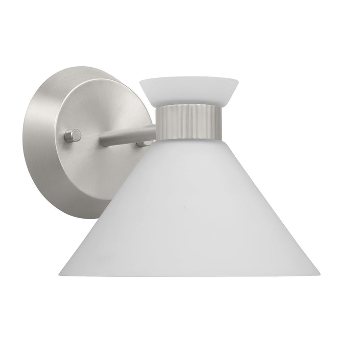 Myhouse Lighting Visual Comfort Studio - DJV1011BS - One Light Wall Sconce - Belcarra - Brushed Steel