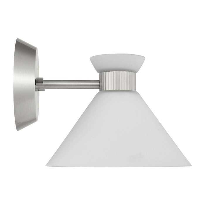 Myhouse Lighting Visual Comfort Studio - DJV1011BS - One Light Wall Sconce - Belcarra - Brushed Steel