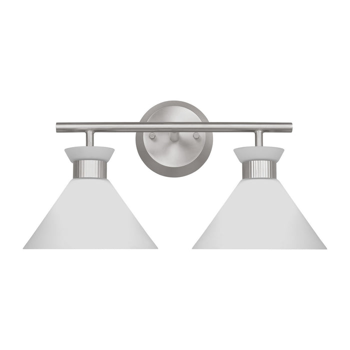 Myhouse Lighting Visual Comfort Studio - DJV1012BS - Two Light Bath - Belcarra - Brushed Steel