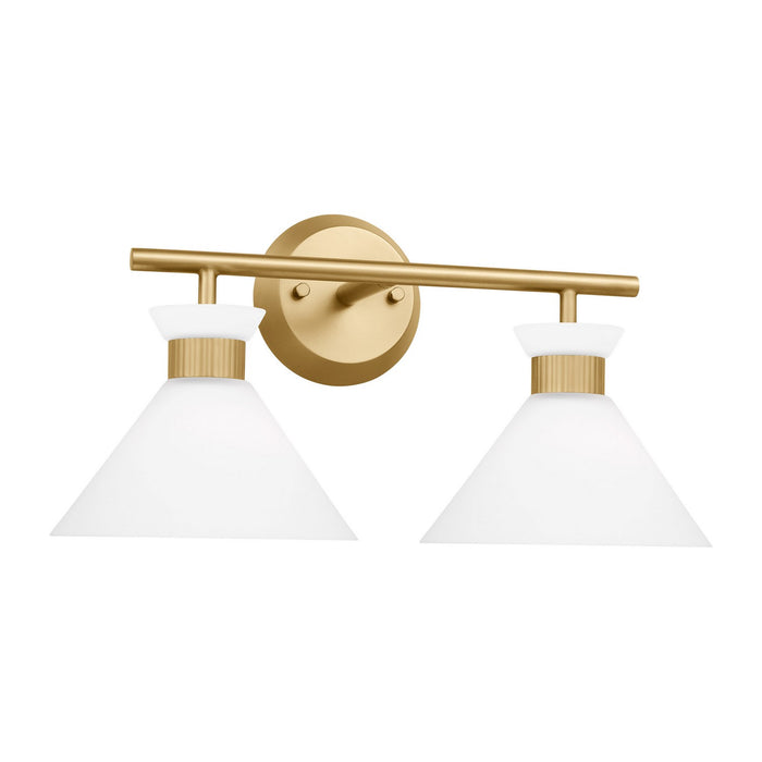 Myhouse Lighting Visual Comfort Studio - DJV1012SB - Two Light Bath - Belcarra - Satin Brass