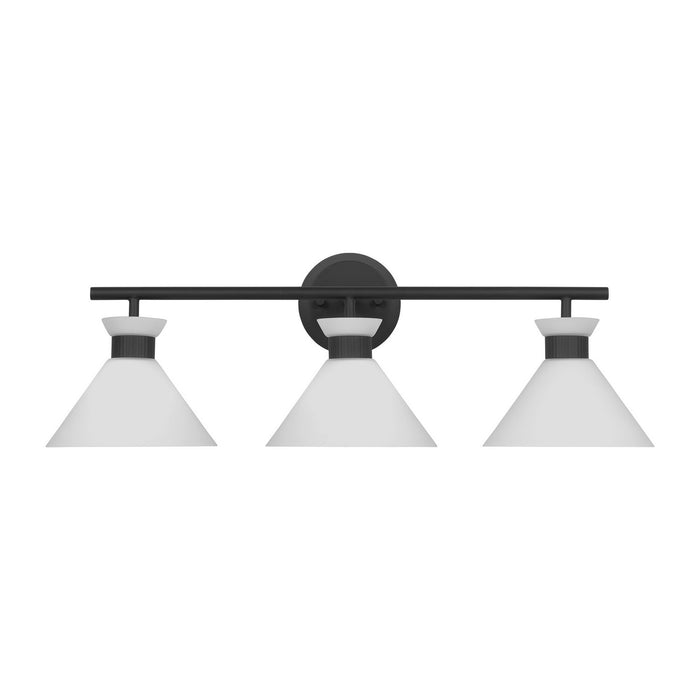 Myhouse Lighting Visual Comfort Studio - DJV1013MBK - Three Light Bath - Belcarra - Midnight Black