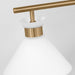 Myhouse Lighting Visual Comfort Studio - DJV1013SB - Three Light Bath - Belcarra - Satin Brass