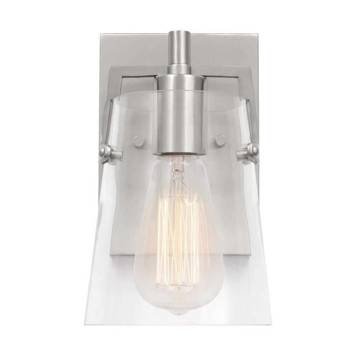 Myhouse Lighting Visual Comfort Studio - DJV1031BS - One Light Wall Sconce - Crofton - Brushed Steel