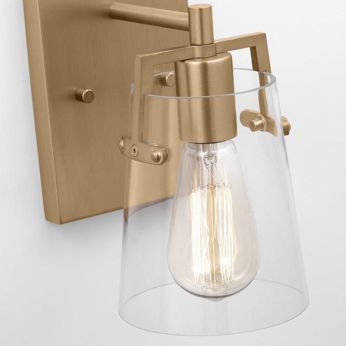 Myhouse Lighting Visual Comfort Studio - DJV1031SB - One Light Wall Sconce - Crofton - Satin Brass