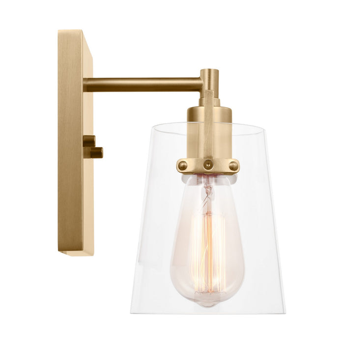 Myhouse Lighting Visual Comfort Studio - DJV1031SB - One Light Wall Sconce - Crofton - Satin Brass