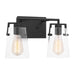 Myhouse Lighting Visual Comfort Studio - DJV1032MBK - Two Light Bath - Crofton - Midnight Black