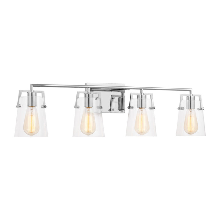 Myhouse Lighting Visual Comfort Studio - DJV1034CH - Four Light Bath - Crofton - Chrome