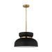 Myhouse Lighting Visual Comfort Studio - DJP1111SBMBK - One Light Pendant - Pemberton - Midnight Black