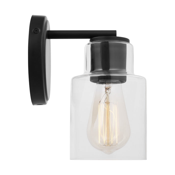 Myhouse Lighting Visual Comfort Studio - DJV1001MBK - One Light Wall Sconce - Sayward - Midnight Black