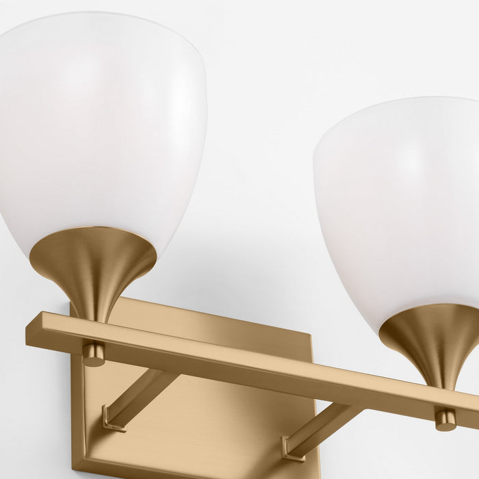 Myhouse Lighting Visual Comfort Studio - DJV1022SB - Two Light Bath - Toffino - Satin Brass