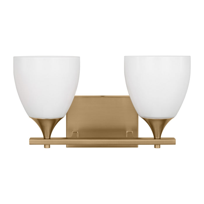 Myhouse Lighting Visual Comfort Studio - DJV1022SB - Two Light Bath - Toffino - Satin Brass