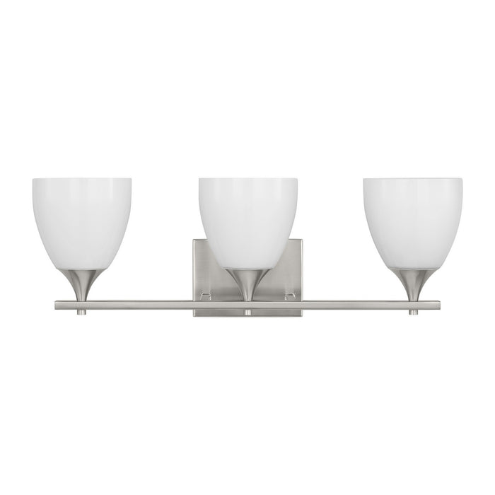 Myhouse Lighting Visual Comfort Studio - DJV1023BS - Three Light Bath - Toffino - Brushed Steel