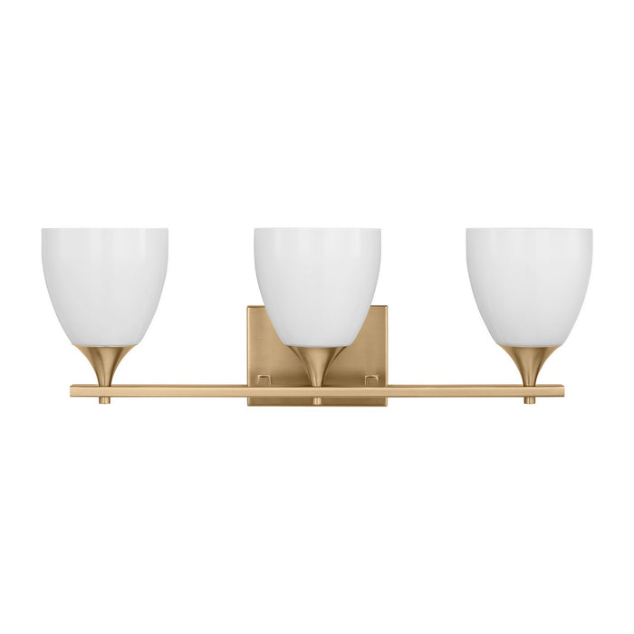 Myhouse Lighting Visual Comfort Studio - DJV1023SB - Three Light Bath - Toffino - Satin Brass