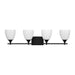 Myhouse Lighting Visual Comfort Studio - DJV1024MBK - Four Light Bath - Toffino - Midnight Black