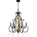 Myhouse Lighting Quoizel - AEA5026MBK - Five Light Chandelier - Althea - Matte Black