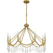 Myhouse Lighting Quoizel - AID5030AB - Eight Light Chandelier - Airedale - Aged Brass