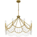 Myhouse Lighting Quoizel - AID5030AB - Eight Light Chandelier - Airedale - Aged Brass