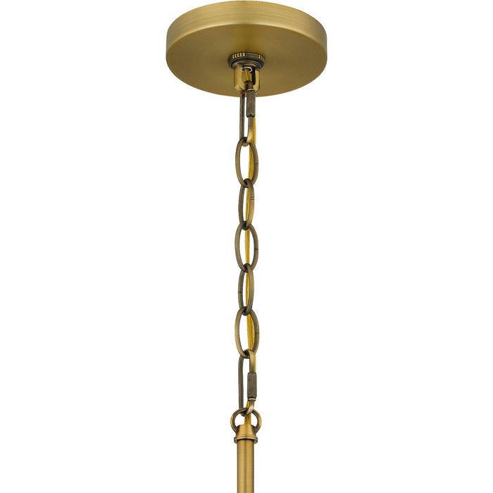 Myhouse Lighting Quoizel - AID5030AB - Eight Light Chandelier - Airedale - Aged Brass