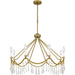 Myhouse Lighting Quoizel - AID5030AB - Eight Light Chandelier - Airedale - Aged Brass