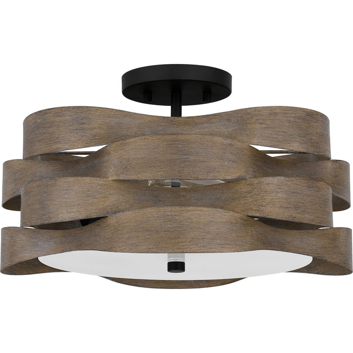 Myhouse Lighting Quoizel - APL1716MBK - Two Light Semi Flush Mount - Appleton - Matte Black