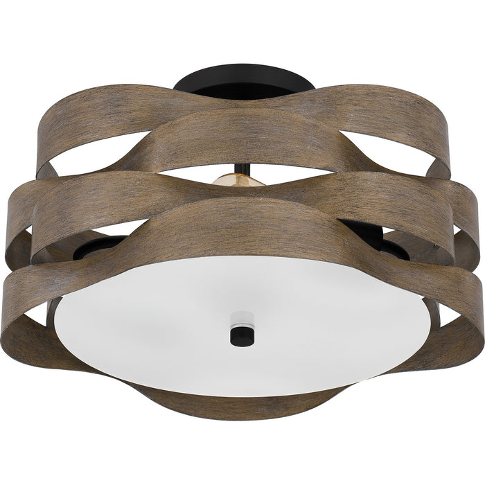 Myhouse Lighting Quoizel - APL1716MBK - Two Light Semi Flush Mount - Appleton - Matte Black