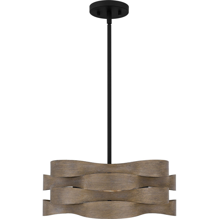 Myhouse Lighting Quoizel - APL2816MBK - Two Light Pendant - Appleton - Matte Black