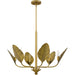 Myhouse Lighting Quoizel - BAY5028AB - Six Light Chandelier - Bayley - Aged Brass