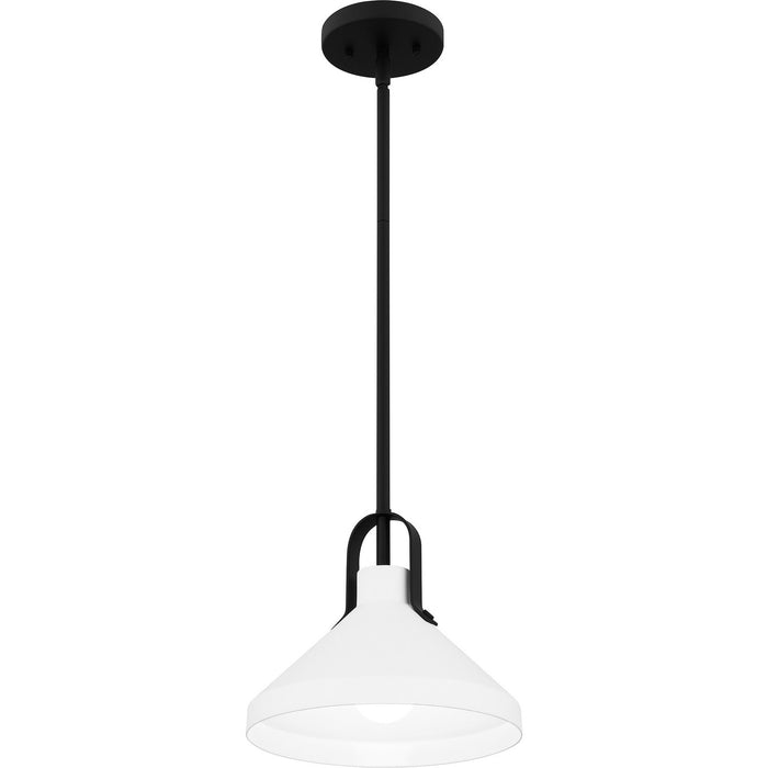 Myhouse Lighting Quoizel - BIK1510MBK - One Light Pendant - Brink - Matte Black