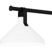 Myhouse Lighting Quoizel - BIK338MBK - Three Light Linear Chandelier - Brink - Matte Black