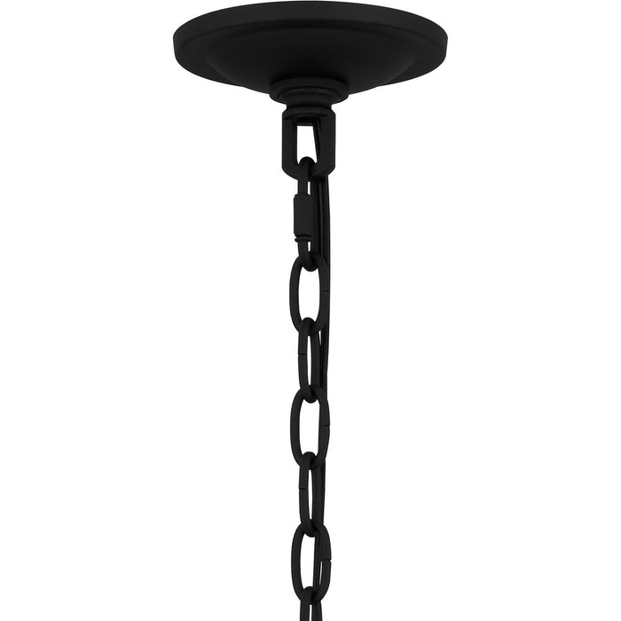 Myhouse Lighting Quoizel - BMS2820EK - Four Light Pendant - Blacksmith - Earth Black