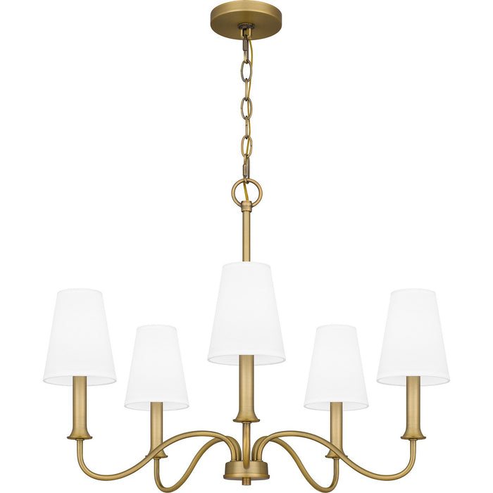 Myhouse Lighting Quoizel - BTY5026AB - Five Light Chandelier - Beatty - Aged Brass