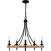 Myhouse Lighting Quoizel - CNI5026MBK - Five Light Chandelier - Catania - Matte Black